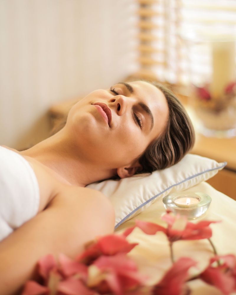 Woman staying consistent with wellness